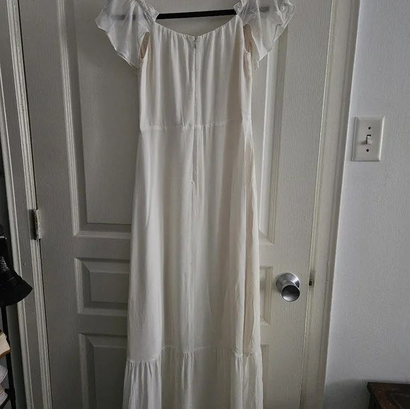 Reformation White Strapless Dress - Picture 6 of 8